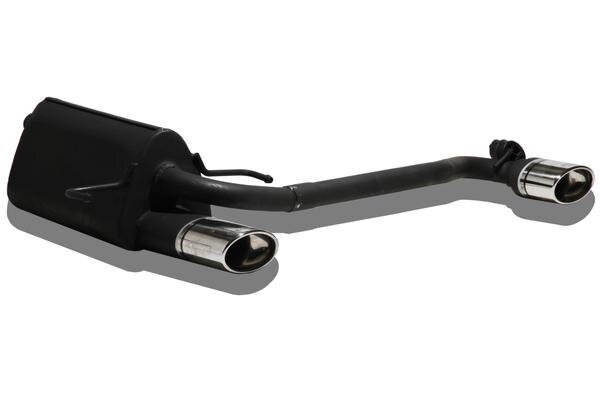 Ulter Sportauspuff Duplex für OPEL Astra H HATCHBACK 5-Türer 1,6i Oval 120x80