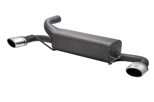 Ulter Sportauspuff Duplex für OPEL Astra J 5-Türer 1,6 CDTi 81kW Oval 95x65