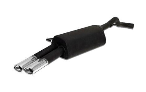 Ulter Sportauspuff für SKODA Octavia 1U2 Limousine 1,4i 44/55kW Oval 95x65