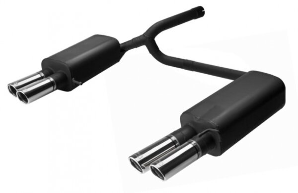 Ulter Sportauspuff Duplex für SKODA Octavia 2 RS Combi 1Z5 2,0 TDi 125kW Ø70