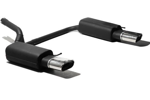 Ulter Sportauspuff Duplex für SKODA Octavia 2 RS Combi 1Z5 2,0 TFSi Oval 145x75