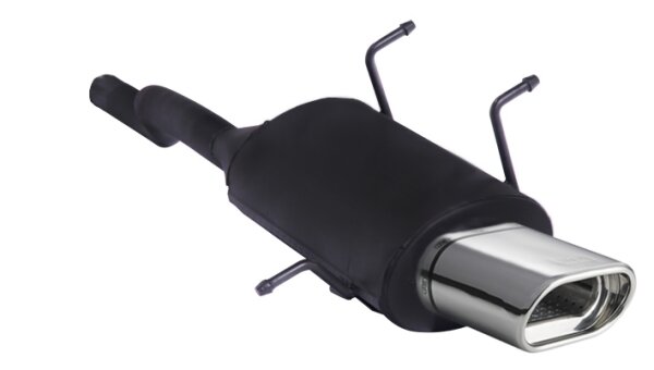 Ulter Sportauspuff für SUZUKI Swift II 1,0i (1989-2005) Oval 145x75