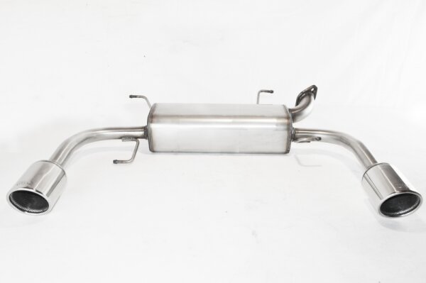 Ulter Sportauspuff Duplex für SUZUKI SWIFT SPORT V (AZ) 1,6 16V Ø100 Edelstahl