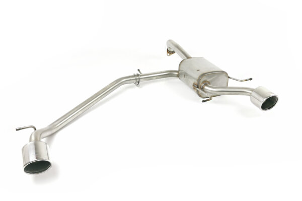 Ulter Sportauspuff Duplex für SUZUKI SWIFT SPORT VI ZD ZC 1,4 Ø100 Edelstahl