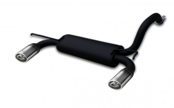 Ulter Sportauspuff Duplex für TOYOTA AYGO II B4 1,0 51kW (2014- ) Oval 95x65