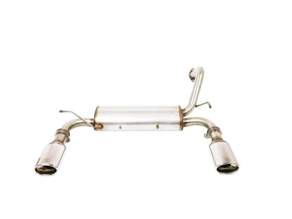 Ulter Sportauspuff Duplex für TOYOTA AYGO II B4 1,0 (2014-) Oval 95x65 Edelstahl