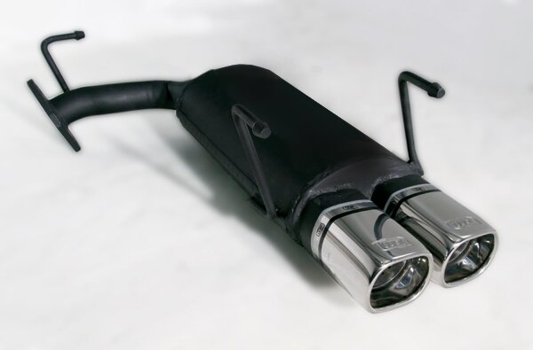 Ulter Sportauspuff für TOYOTA Corolla typ E10 1,3i 55/65kW Rechteckig 80x65