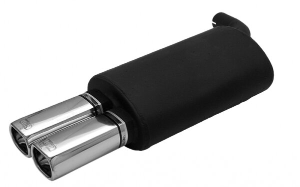 Ulter Sportauspuff für TOYOTA Corolla typ E11 Limousine 1,6 Rechteckig 80x65