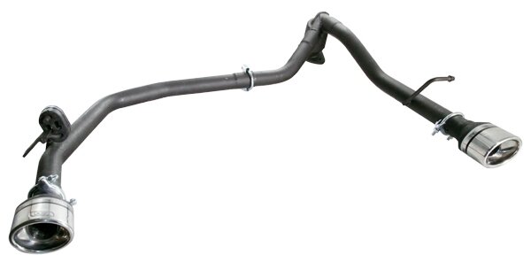 Ulter Sportauspuff Duplex für TOYOTA Yaris III (P13) 1,0i Oval 95x65