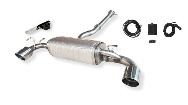 Ulter Sportauspuff Duplex für TOYOTA Yaris GR 2024 (MK2) 1,6 Ø 115 Edelstahl