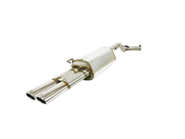 Ulter Sportauspuff für VW Bora 1J2 Limousine 1,9 TDi Oval 95x65 Edelstahl