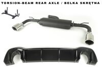 Ulter Sportauspuff Duplex für VW GOLF VIII 8 1,5 TSI...