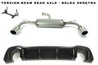 Ulter Sportauspuff Duplex für VW GOLF VIII 8 1,5 TSI...