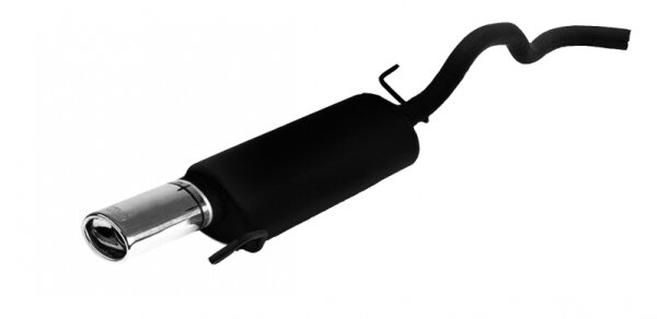 Ulter Sportauspuff für VW Polo typ 6N 1,0i 33/37kW (1995-2001) Oval 120x80