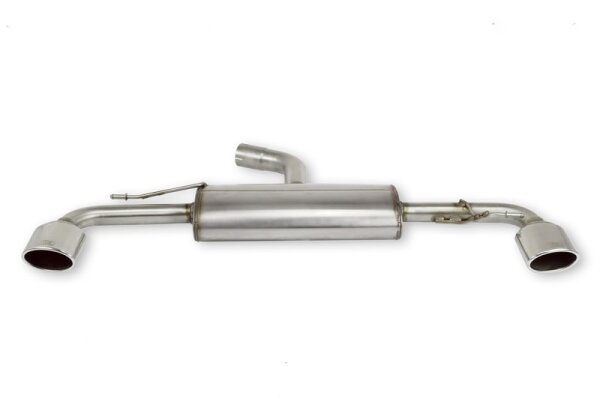 Ulter Sportauspuff Duplex für VW Scirocco III R look 2,0 TDi Oval Edelstahl