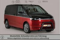 Schwellerrohre SCHWRZ oval mit Tritt für VW T7...