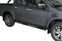 Schwellerrohre Design Schwarz für ISUZU D-Max...