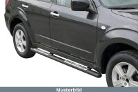 Schwellerrohre SCHWARZ Design für SUBARU Forester...