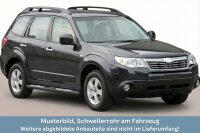 Schwellerrohre SCHWARZ Design für SUBARU Forester...
