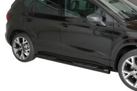 Schwellerrohre SCHWARZ mit Tritt für SEAT Ateca ab...