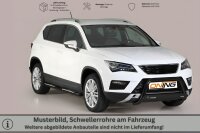 Schwellerrohre SCHWARZ Design für SEAT Ateca ab Bj....
