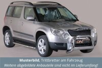 Trittbretter Schwellerrohre für SKODA Yeti 5L 2014> Edelstahl Ø50mm TÜV