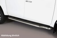 Trittbretter Schwellerrohre für SKODA Yeti 5L 2014> Edelstahl Ø50mm TÜV