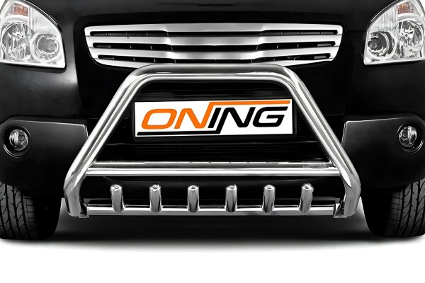 Frontbügel mit Unterbodenschutz für Nissan Qashqai J10 2007-2010 Ø60mm Gutachten