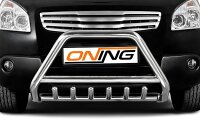 Frontbügel mit Unterbodenschutz für Nissan Qashqai J10 2007-2010 Ø60mm Gutachten