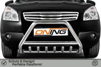 Frontbügel mit Unterbodenschutz für Nissan Qashqai J10 2007-2010 Ø60mm Gutachten