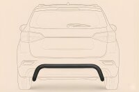 Misutonida Heckschutzbügel SCHWARZ MATT für DACIA Duster HS (2010-2017) Ø 50 mm Edelstahl V2A TÜV-Teilegutachten
