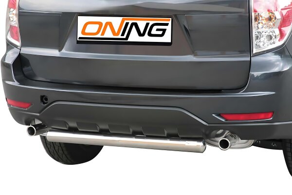 Misutonida Heckschutzbügel passend für SUBARU Forester SH (2008-2012) Ø63mm Edelstahl V2A TÜV-Teilegutachten