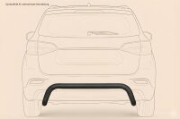 Misutonida Heckschutzbügel SCHWARZ MATT passend für KIA Sorento XM Facelift (2012 -) Ø50 mm Edelstahl V2A TÜV-Teilegutachten
