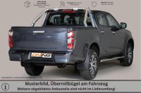 Überrollbügel für ISUZU D-Max  Space Cab 2024> Ø 76 mm Edelstahl V2A poliert TÜV Teilegutachten