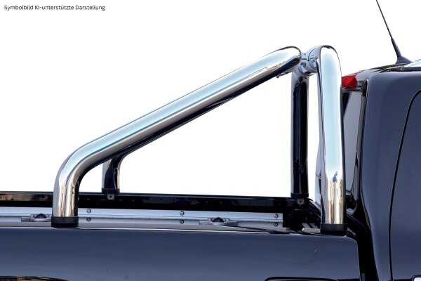 Überrollbügel für MERCEDES X-Klasse W470 2017 > Ø 76 mm Edelstahl V2A poliert TÜV Teilegutachten