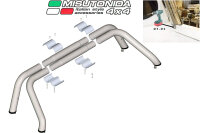 Überrollbügel SCHWARZ MATT für NISSAN...