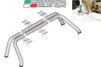 Überrollbügel SCHWARZ MATT für ISUZU D-Max  Space Cab 2024> Ø 76 mm Edelstahl V2A TÜV Teilegutachten