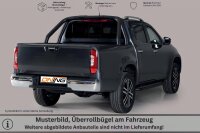 Überrollbügel SCHWARZ MATT für MERCEDES X-Klasse W470 2017 > Ø 76 mm Edelstahl V2A TÜV Teilegutachten
