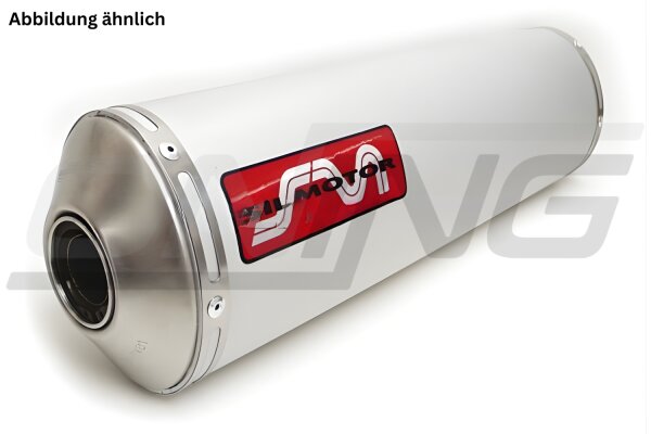 SilMotor Slip-on Auspuff oval für YAMAHA YFM Raptor 660 R (Bj. 2001-2005)