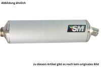 SilMotor Slip-on Auspuff oval Alu für Honda TRX...