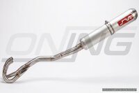 SilMotor Komplettanlage oval VA/gebürstet für...