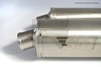 SilMotor Slip-on Auspuffpaar rund untenliegend,...