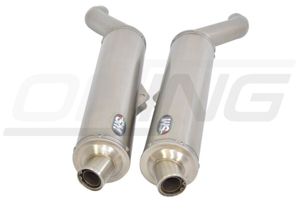 SilMotor Slip-on Auspuff hochgelegt Ducati 750SS (-97) EG-BE | S01021212R/L