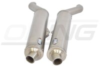 SilMotor Slip-on Auspuffpaar rund hochgelegt, VA /...