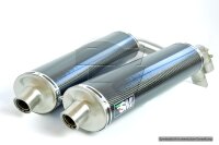 SilMotor Slip-on Carbon Auspuff für Ducati 996R 998 R/S/Bip. EG-BE | S01162222R/L