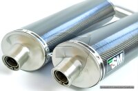 SilMotor Slip-on Carbon Auspuff für Ducati 996R 998 R/S/Bip. EG-BE | S01162222R/L