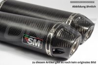 SilMotor 2-1-2 Komplettanlage oval Kohlefaser/VA, mit...