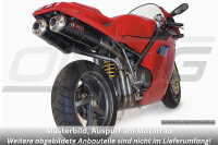 SilMotor Slip-on Auspuffpaar oval Kohlefaser für...