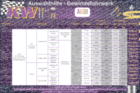 KW V1 Gewindefahrwerk für AUDI A3 8V inkl Lim./Sportback VAØ50mm VA-980kg Inox
