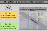 KW V1 Gewindefahrwerk für AUDI A3 8V inkl Lim./Sportback VAØ50mm VA-980kg Inox